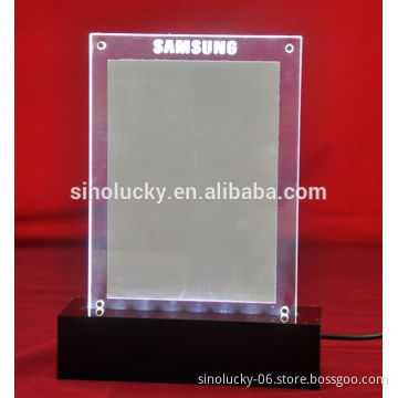 High Quality Menu Holder,Acrylic Warm LED Light Menu Holder,A5 size
